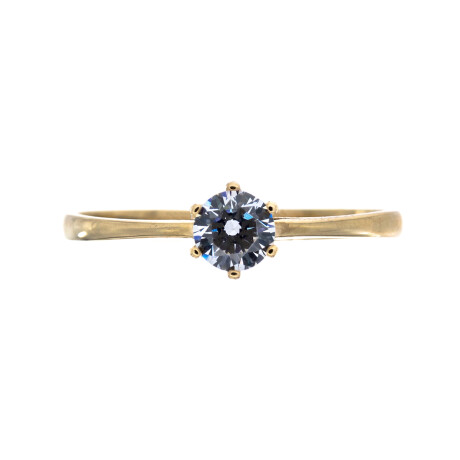 Anillo de oro 9 ktes, SOLITARIO. Anillo de oro 9 ktes, SOLITARIO.