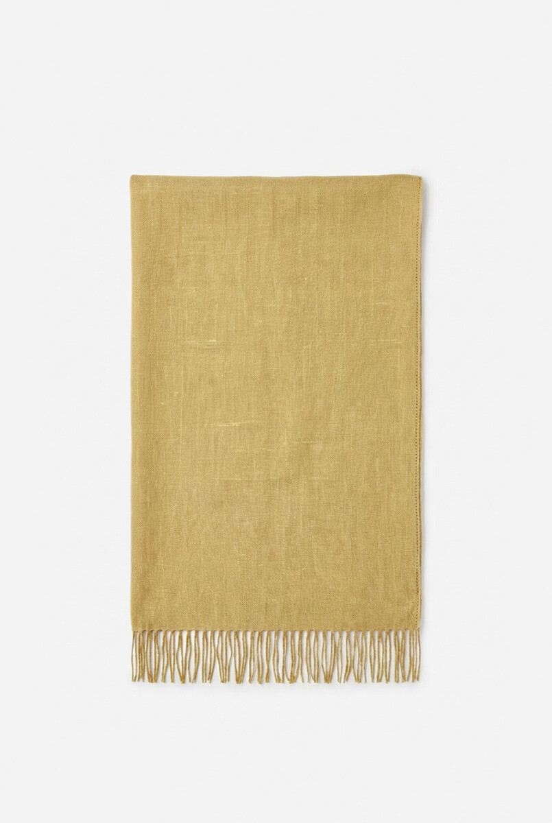 Pashmina 100% Lino - maiz 