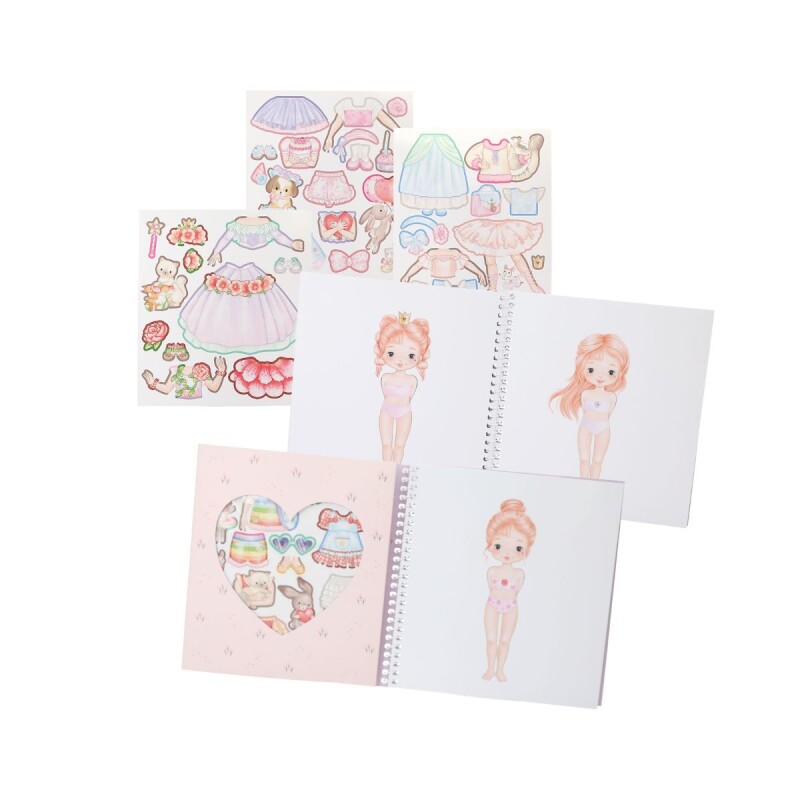 Libro con stickers Top Model - Dress me up Princess Mimi Libro con stickers Top Model - Dress me up Princess Mimi