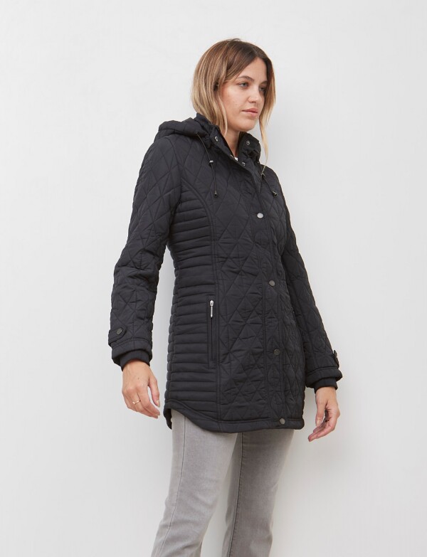 Campera Capitoneada NEGRO