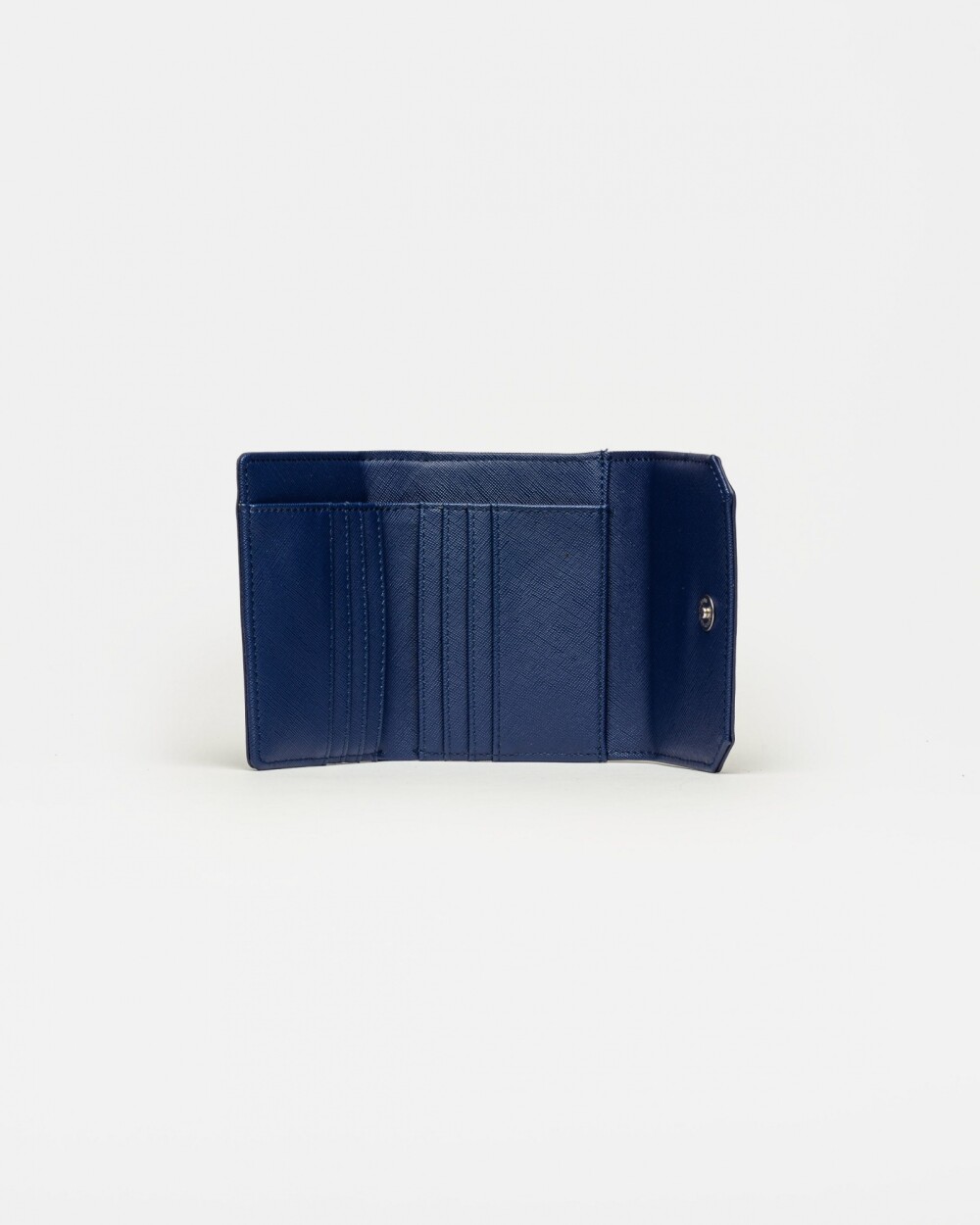 Billetera P&P en efecto cuero Azul