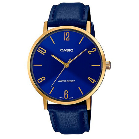Reloj CASIO LTPVT01GL-2BUDF Cuero Azul Esfera 34mm 0