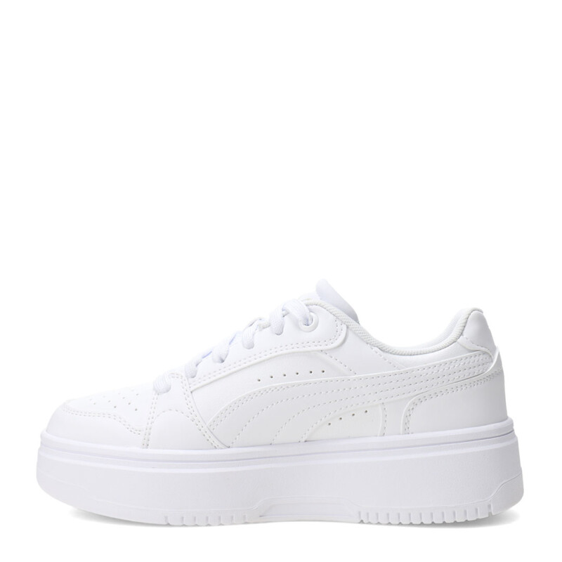 Championes de Mujer Puma Rebound Femme Low Plataforma Blanco