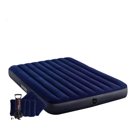 INTEX COLCHÓN INFLABLE CLASSIC SET 2PLAZAS + 2 ALMOHADAS + I Intex Colchón Inflable Classic Set 2plazas + 2 Almohadas + I