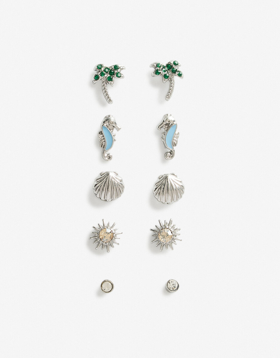 Set De Aros Pasantes Playeros 