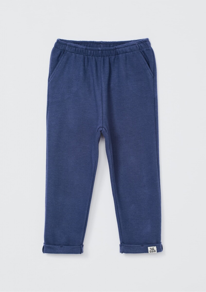 PANTALÓN BÁSICO INFANTIL - AZUL 