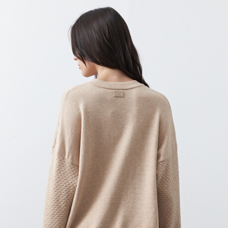 CARDIGAN TEODORA Beige Melange