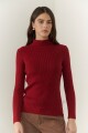 POLERA MORLEY GRANATE