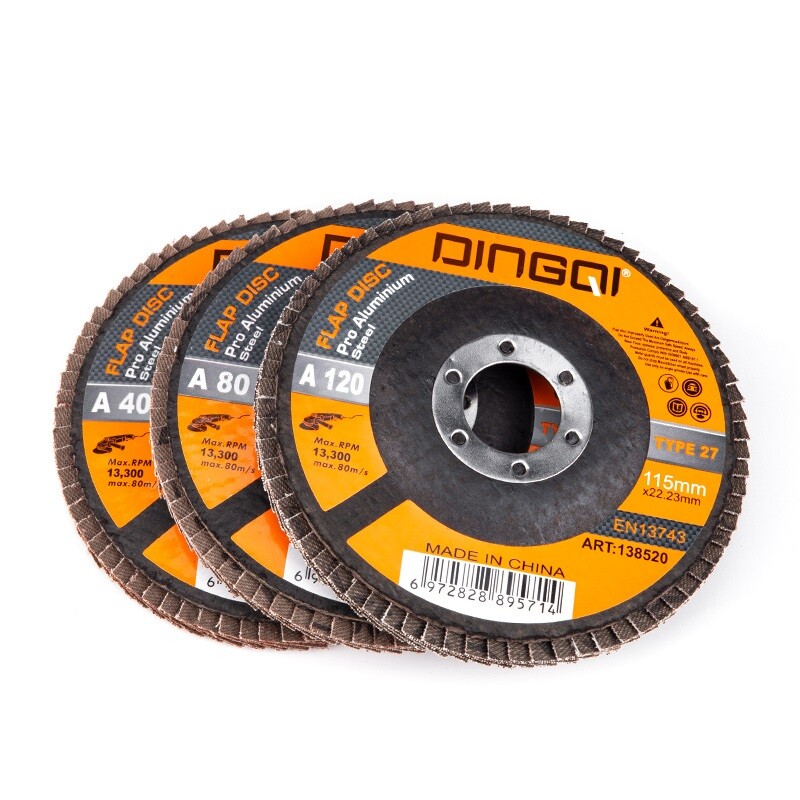 DINGQI DISCO FLAP OXIDO ALUMINIO 115 MMx22.2MM 40 Dingqi Disco Flap Oxido Aluminio 115 Mmx22.2mm 40