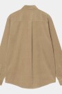 L/S Madison Fine Cord Shirt Beige