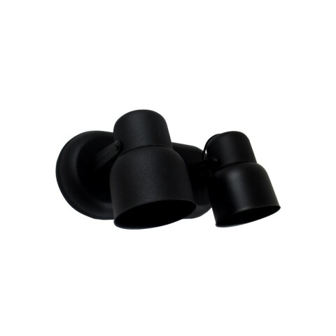 APLIQUE 2 LUCES CARILO E27 NEGRO APLIQUE 2 LUCES CARILO E27 NEGRO