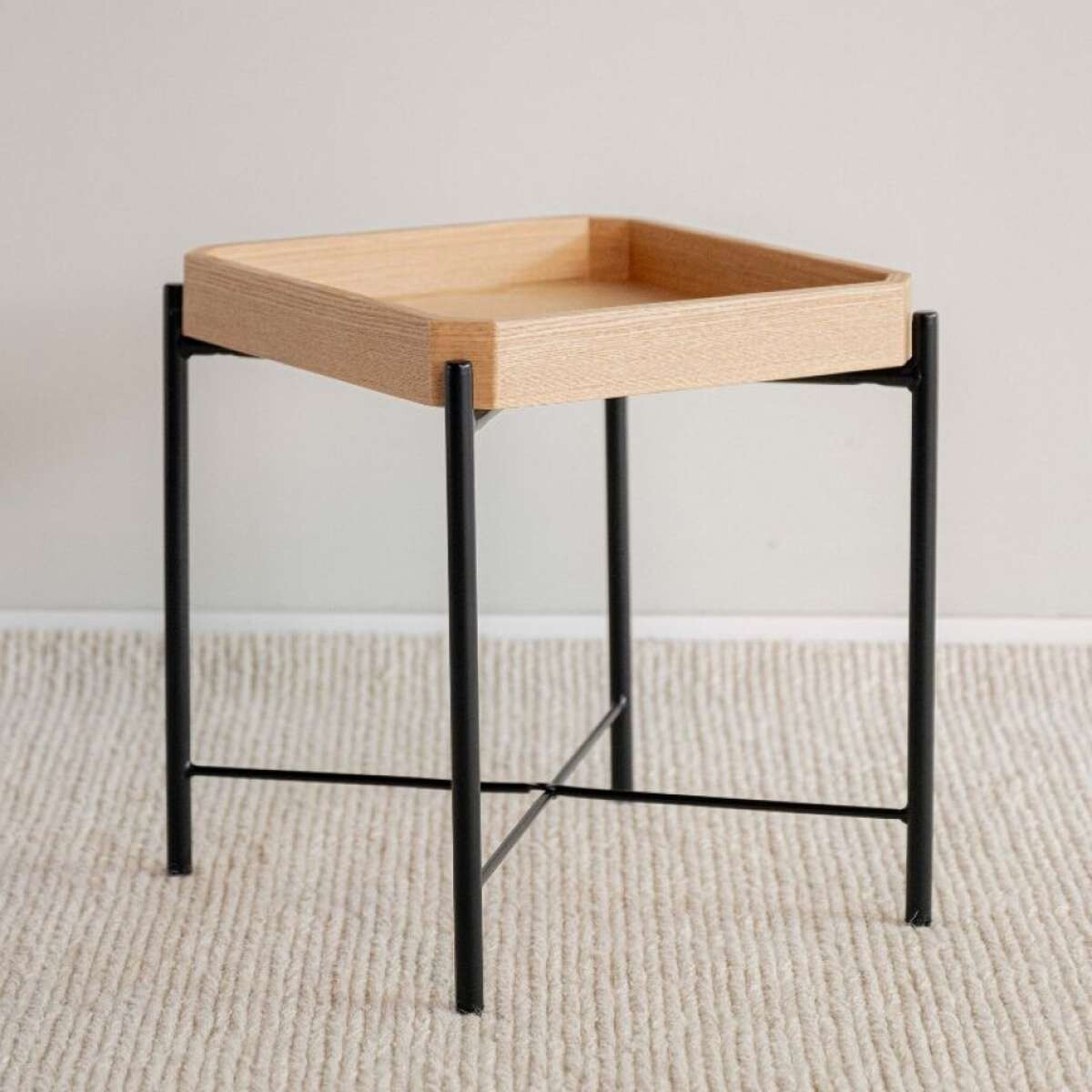Mesa Nido Alta - Beige y Negro 