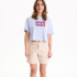 Short de Gabardina Malibu Beige