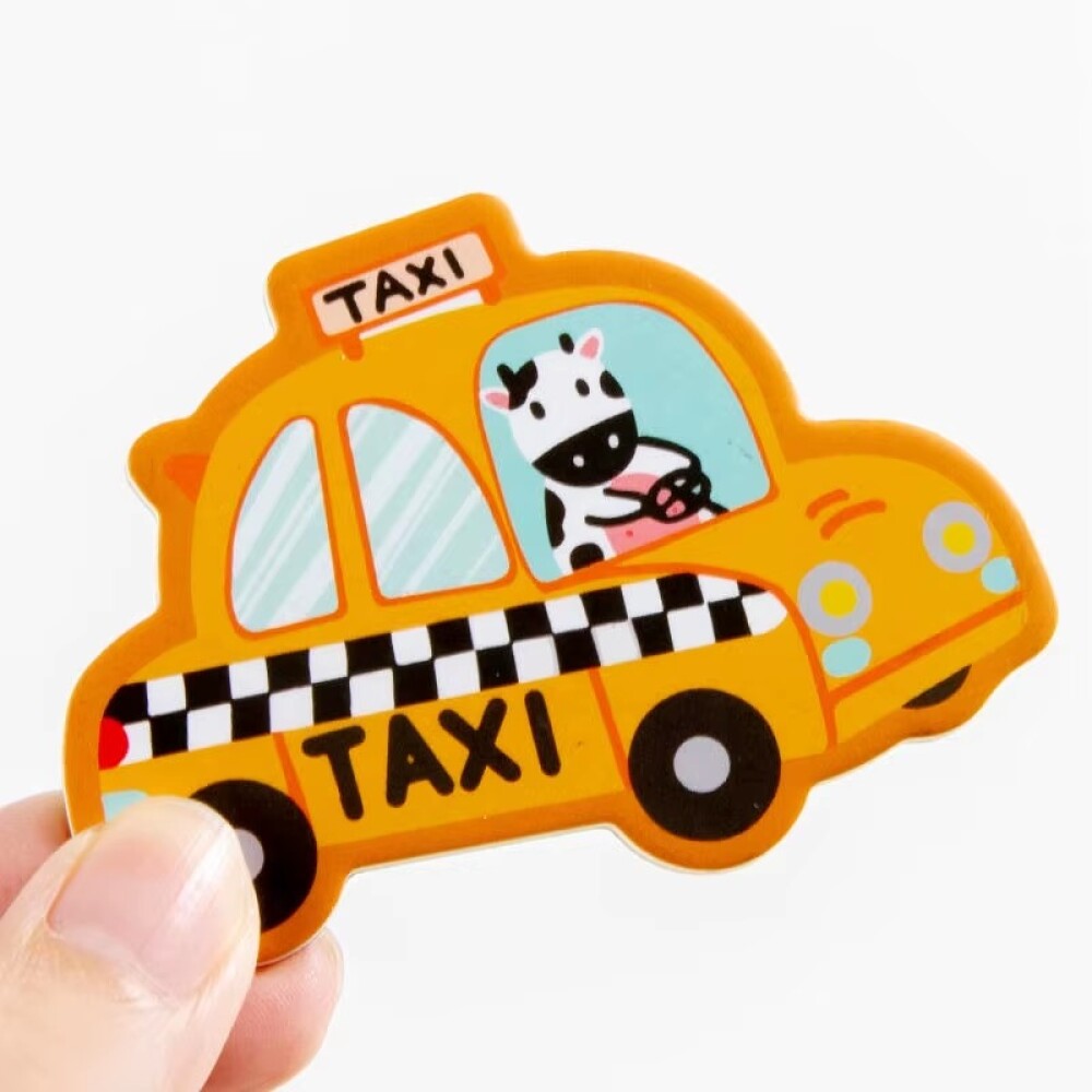 Set imanes divertidos transportes