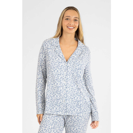 Pijama americano london ml Azul