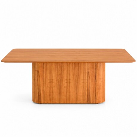 Mesa de comedor Living - Base laminada - 180 Canela