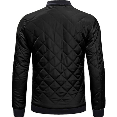 Campera Inflada Capitoneada Uzspace Aviador Invierno Negro