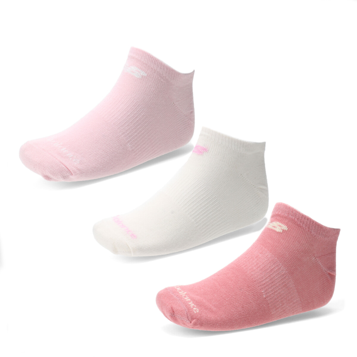 Medias Unisex New Balance X3 Show Unisex - Rosa - Fucsia - Beige Natural 