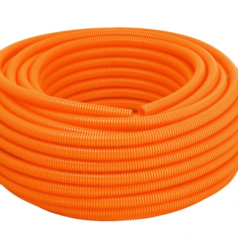 CAÑO CORRUGADO ANTILLAMA 20 MM 25MTS. NARANJA TITAN CAÑO CORRUGADO ANTILLAMA 20 MM 25MTS. NARANJA TITAN