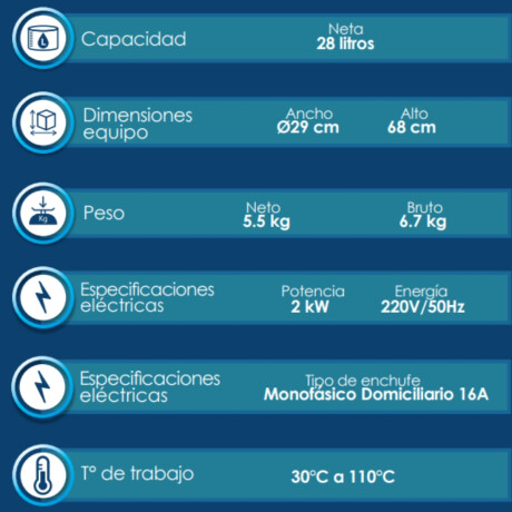 Hervidor de Agua 28 Litros Hervidor de Agua 28 Litros