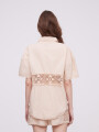 Camisa Shimmia Beige