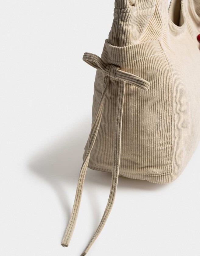 Shopper Carteras Medianas - Blanco Crudo