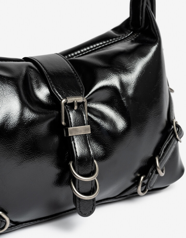 City Cartera Baguette Negro - Negro
