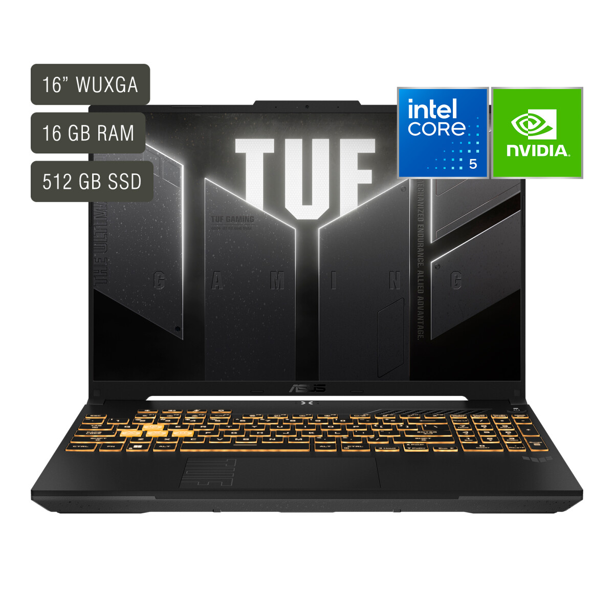 Notebook Gamer Asus Tuf 16'' Core 5 16GB 512GB WIN11 RTX3050 
