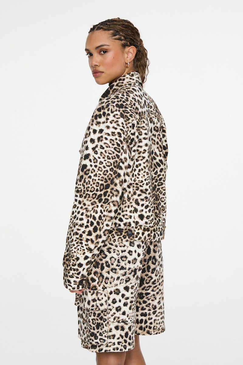 CHAQUETA DENIM ANIMAL PRINT Animal Print