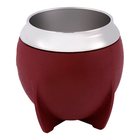Mate Clásico de Acero Inoxidable Diseño Clásico Duradero Color Bordo