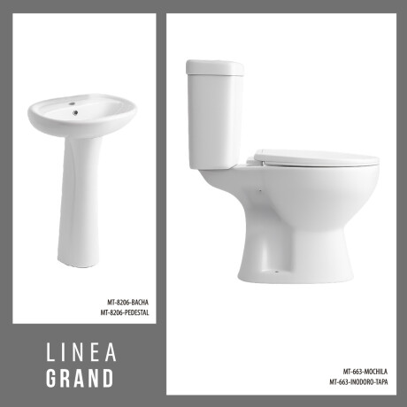 Juego Loza Completo Con Pedestal Y Bacha BLANCO