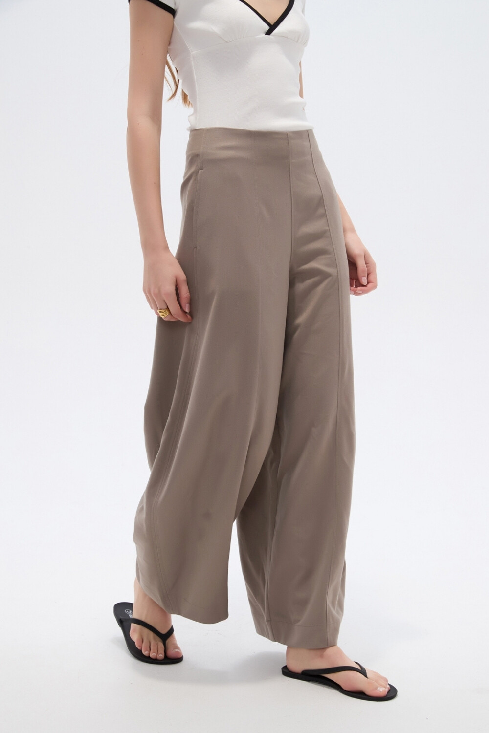 Pantalon Cipia Taupe / Mink / Vison
