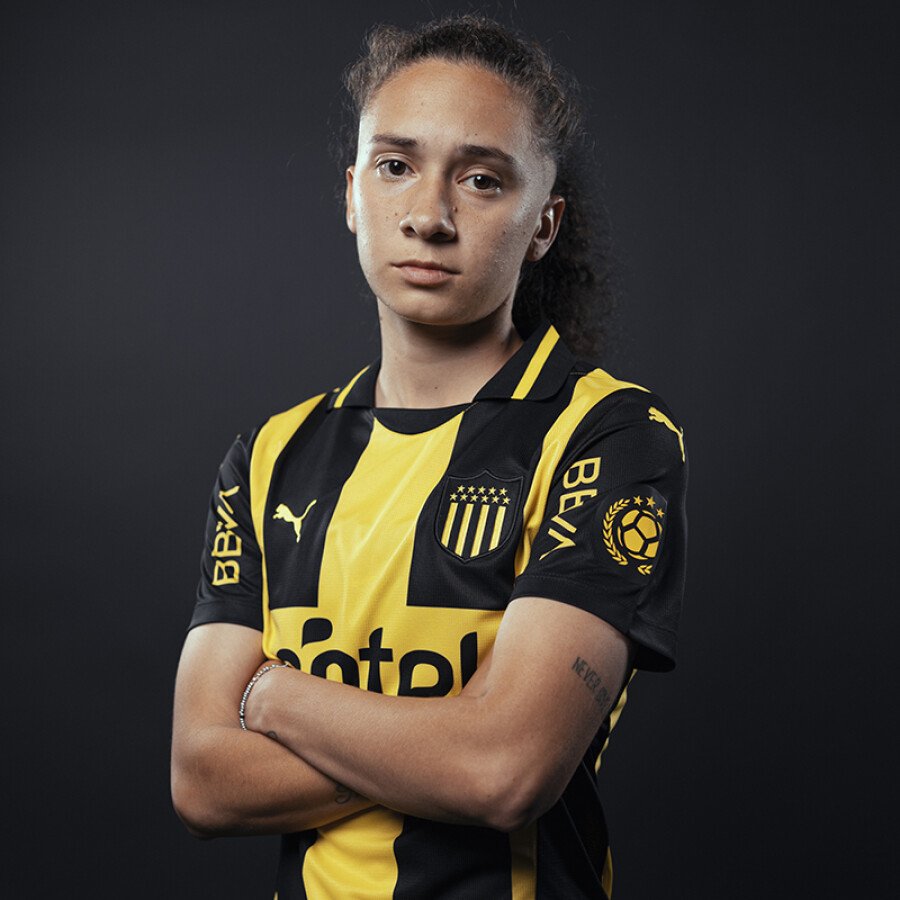 Camisetas Puma Peñarol Femenino Amarillo - Negro