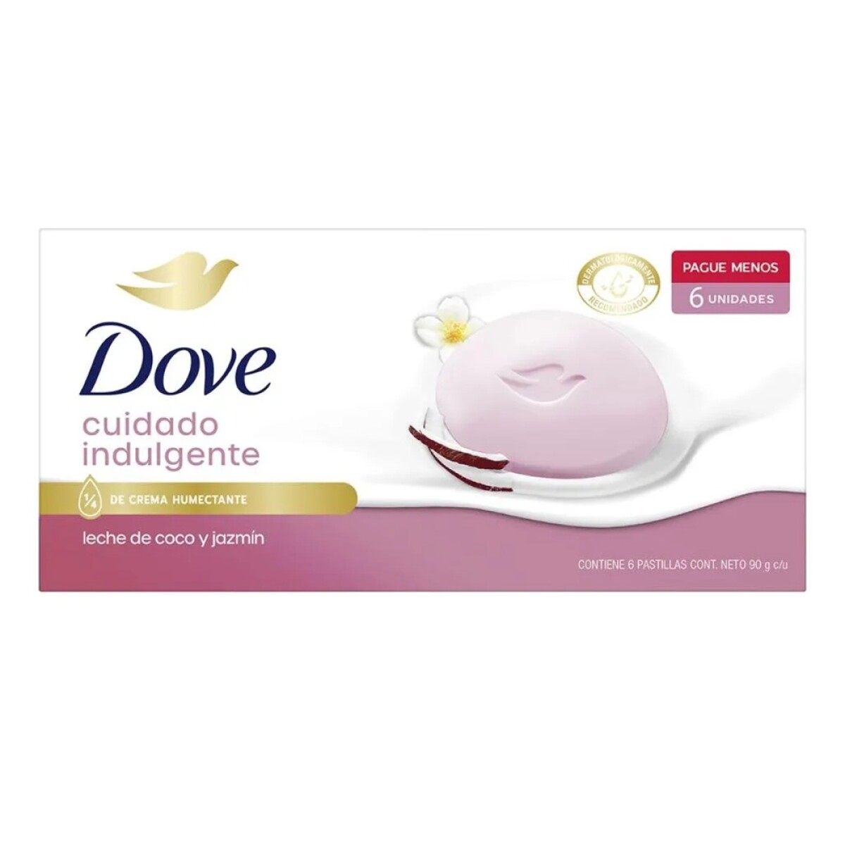 Jabón Dove Nutrición Indulgente 90 Grs. 6 Uds. 