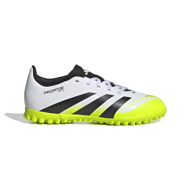 Championes Futbol Adidas PREDATOR de Niños - JH8862 Negro Blanco-verde Limon