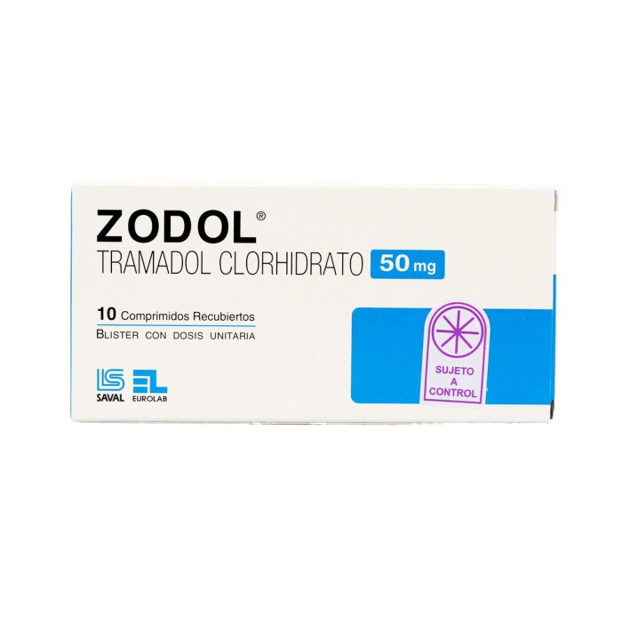 ZODOL 50 MG. CJ X 10 COMPRIMIDOS única