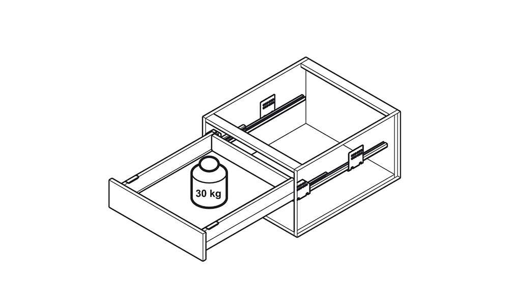 CAJON MATRIX BOX SLIM ALTO 552.23.575 Cajon Matrix Box Slim Alto 552.23.575