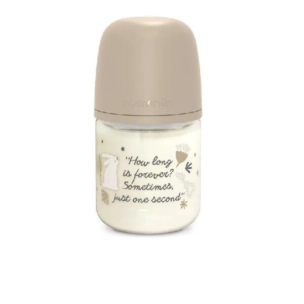 Biberon vidrio Wonder Suavinex 120ml beige
