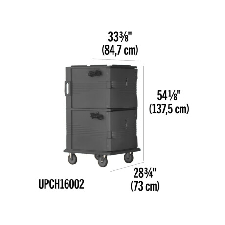 Contenedor Isotermico Electrico Doble 24 Bandejas GN 1/1 Contenedor Isotermico Electrico Doble 24 Bandejas GN 1/1