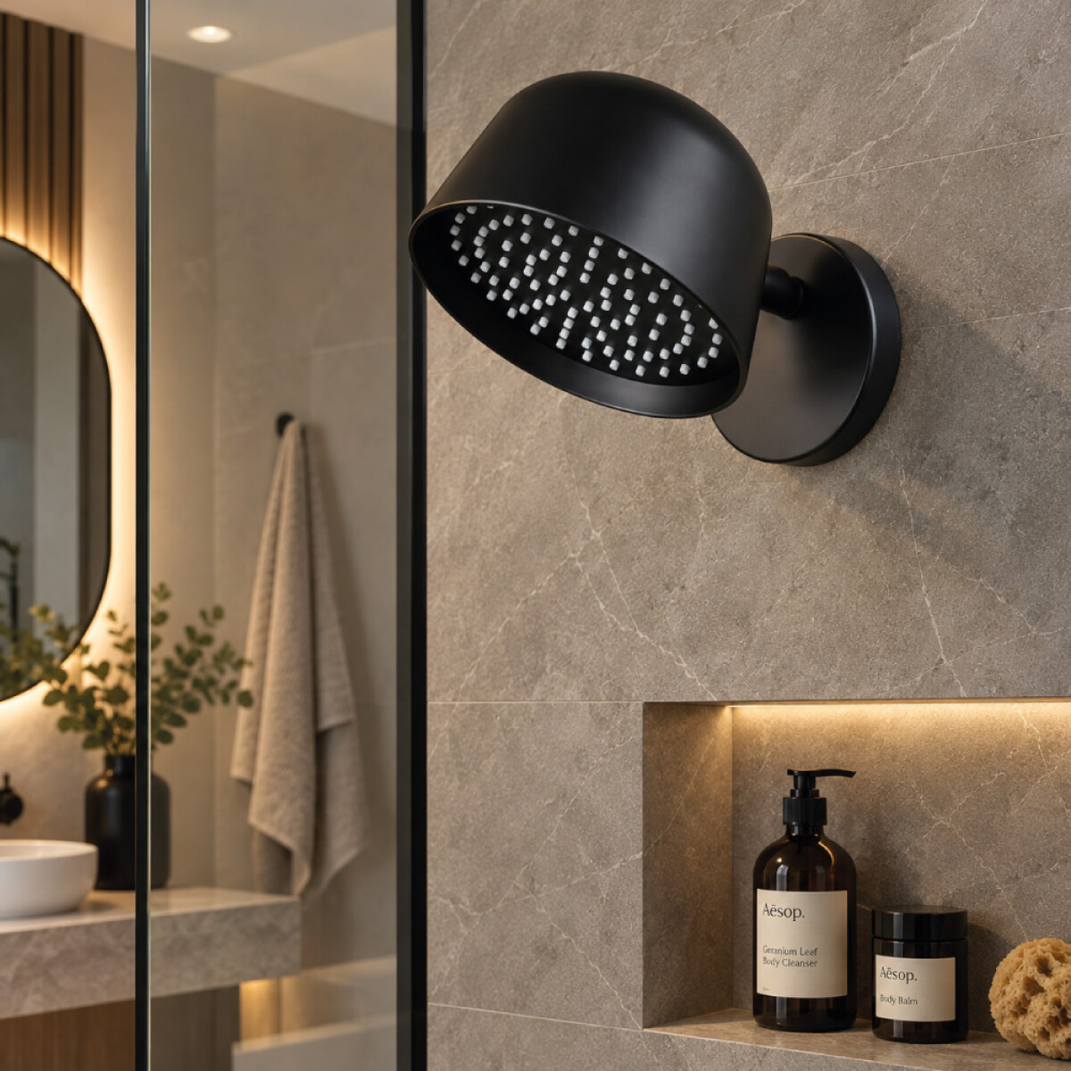 Roseta de Pared Black Lumiere 