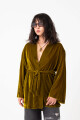 KIMONO EN VELVET Verde