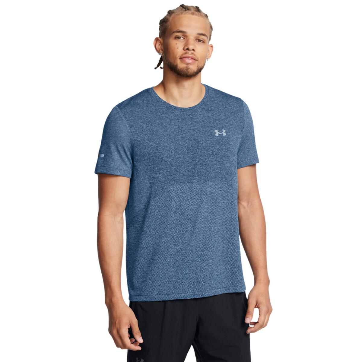 UA SEAMLESS STRIDE SS-RED - BLU-465 