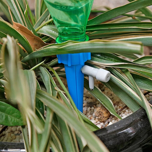 Regador Automatico Goteo Tapa Macetas Botella Plantas Azul