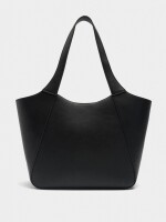 Bolso Shopper Con Bolsa Extraíble negro