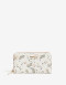 Ficheros Zip Round Billetera Fichero Flores - Estampado Flores