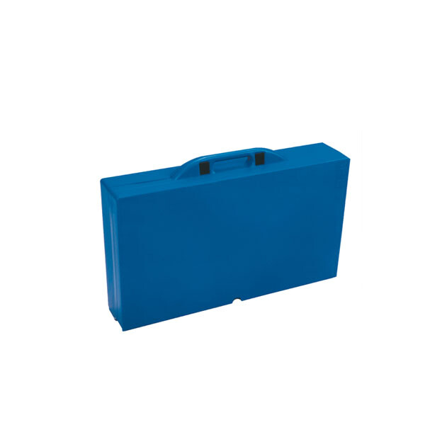 MESA PLEGABLE MOR CON 4 BANQUETAS PRACTICA CAMPING AZUL