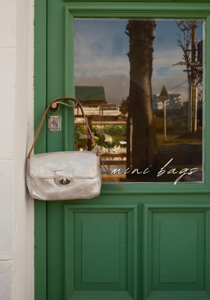 Mini bags bandoleras en cuero y pieles