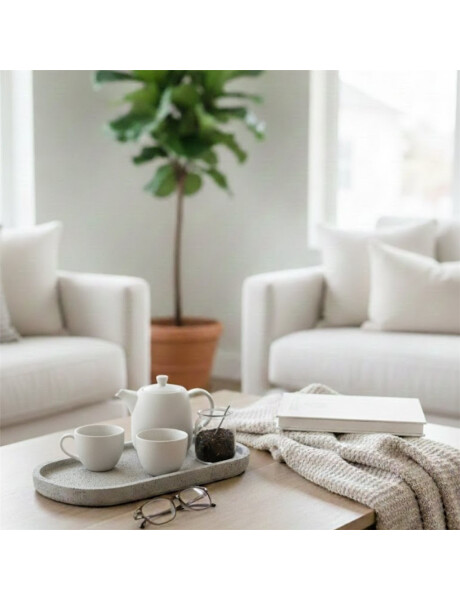 BANDEJA OVAL 28x 11CM STONE BANDEJA OVAL 28x 11CM STONE