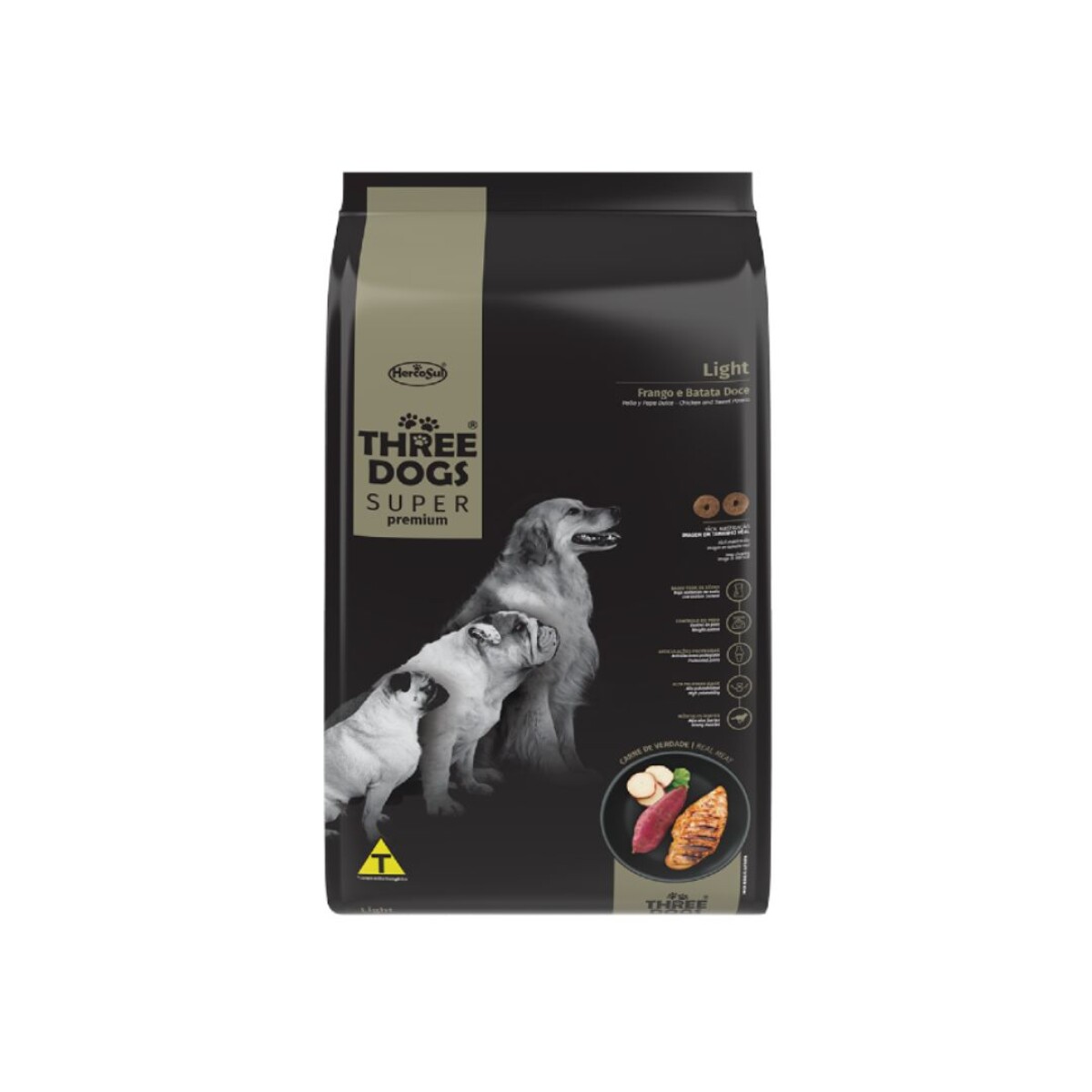 THREE DOGS SUPER PREMIUM LIGHT 3 KG 