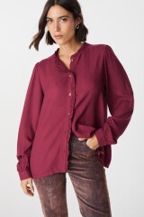 Camisa Soft Bordeaux